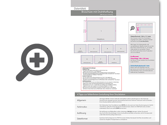 Product Bild brosch__re_mit_drahtheftung__endformat_din_a6_quer__72-seitig