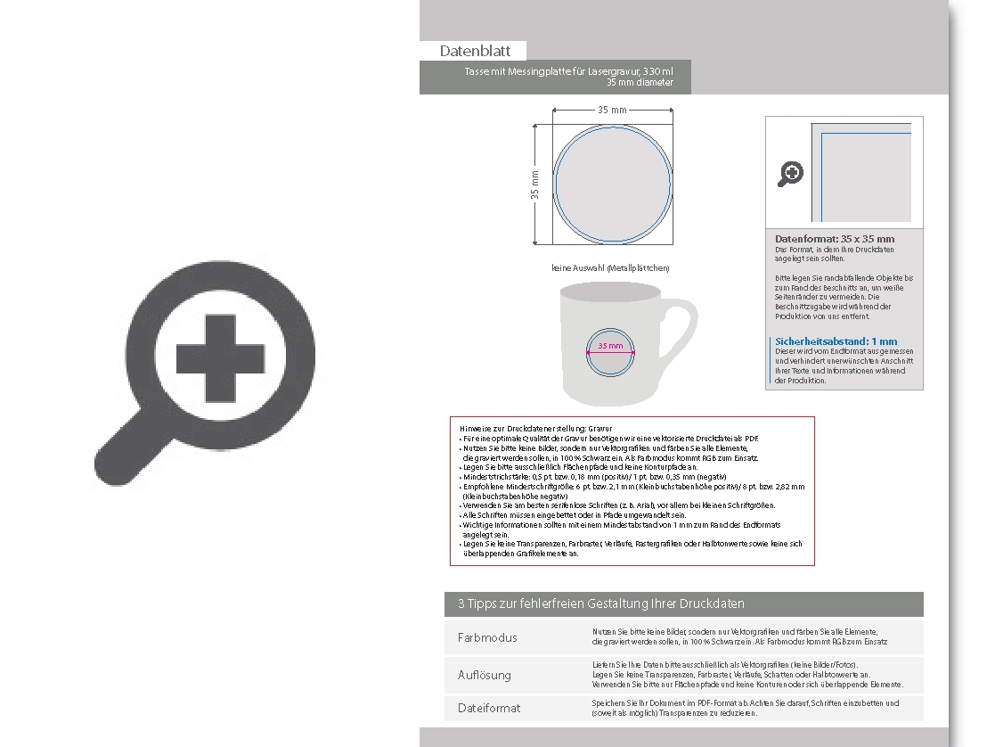 Product Bild tasse_mit_messingplatte_f__r_lasergravur__330_ml