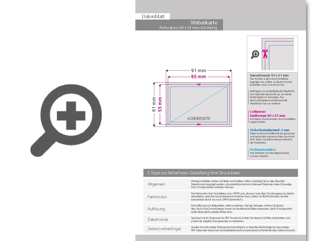 Product Bild visitenkarte_perforation__85_x_55_mm__1-seitig__4_0-farbig_cmyk