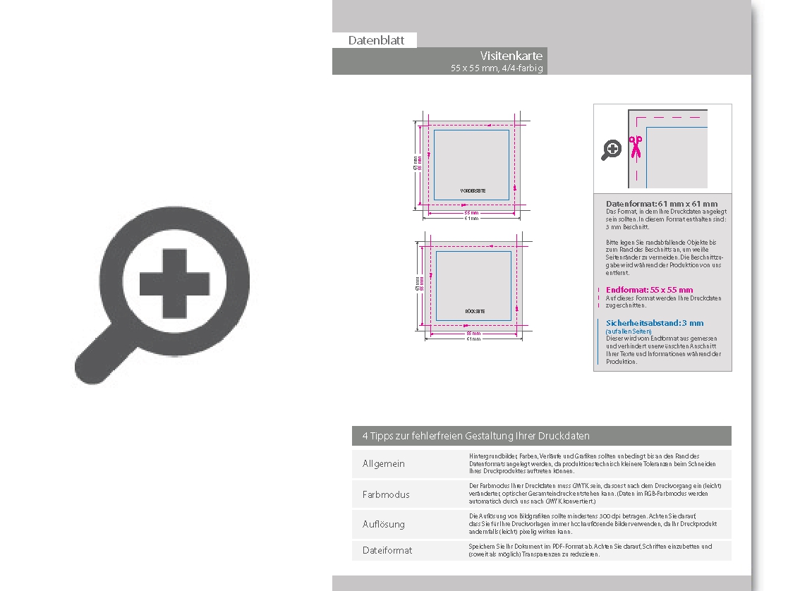 Product Bild visitenkarten_quadratisch_4_4_farbig_55_x_55_mm_(beidseitiger_druck)__250g_silver-magic-chrom-karton